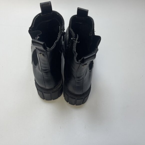 Madden NYC Chunky Chelsea Platform Lug Boots Women's Size 9 Black Comfort - Picture 8 of 13